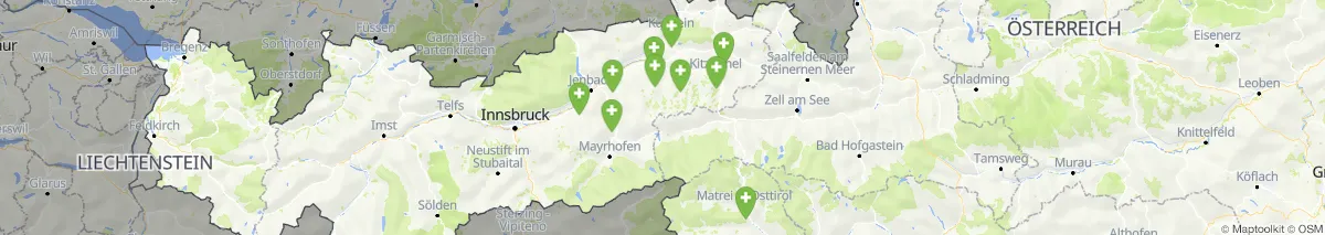 Kartenansicht für Apotheken-Notdienste in der Nähe von Wald im Pinzgau (Gemeinde, Salzburg) (63)